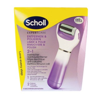 Scholl Expert Care 2 az 1-ben File & Smooth elektronikus lábreszelő elektromos lábreszelő elektromos lábreszelő