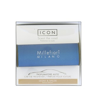 Millefiori Icon Classic Legni & Spezie autóillatosító kék