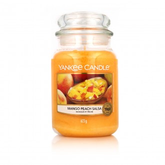 Yankee Candle Classic nagyméretű gyertyák illatgyertya Mango Peach Salsa 623 g